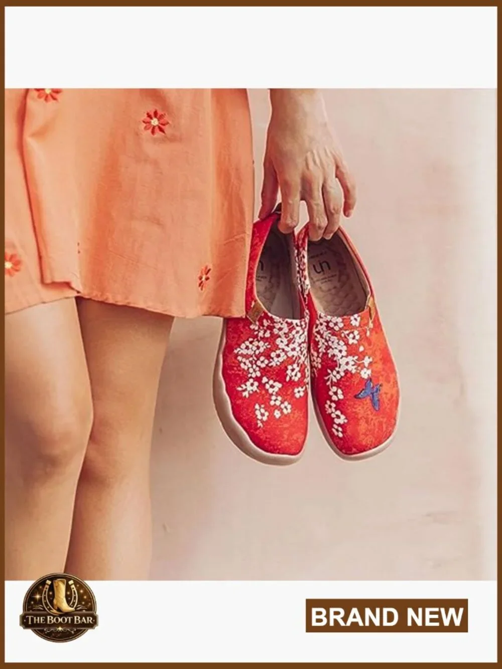 Floral Slip-On Loafers Lightweight Canvas Casual Comfortable Travel Shoes